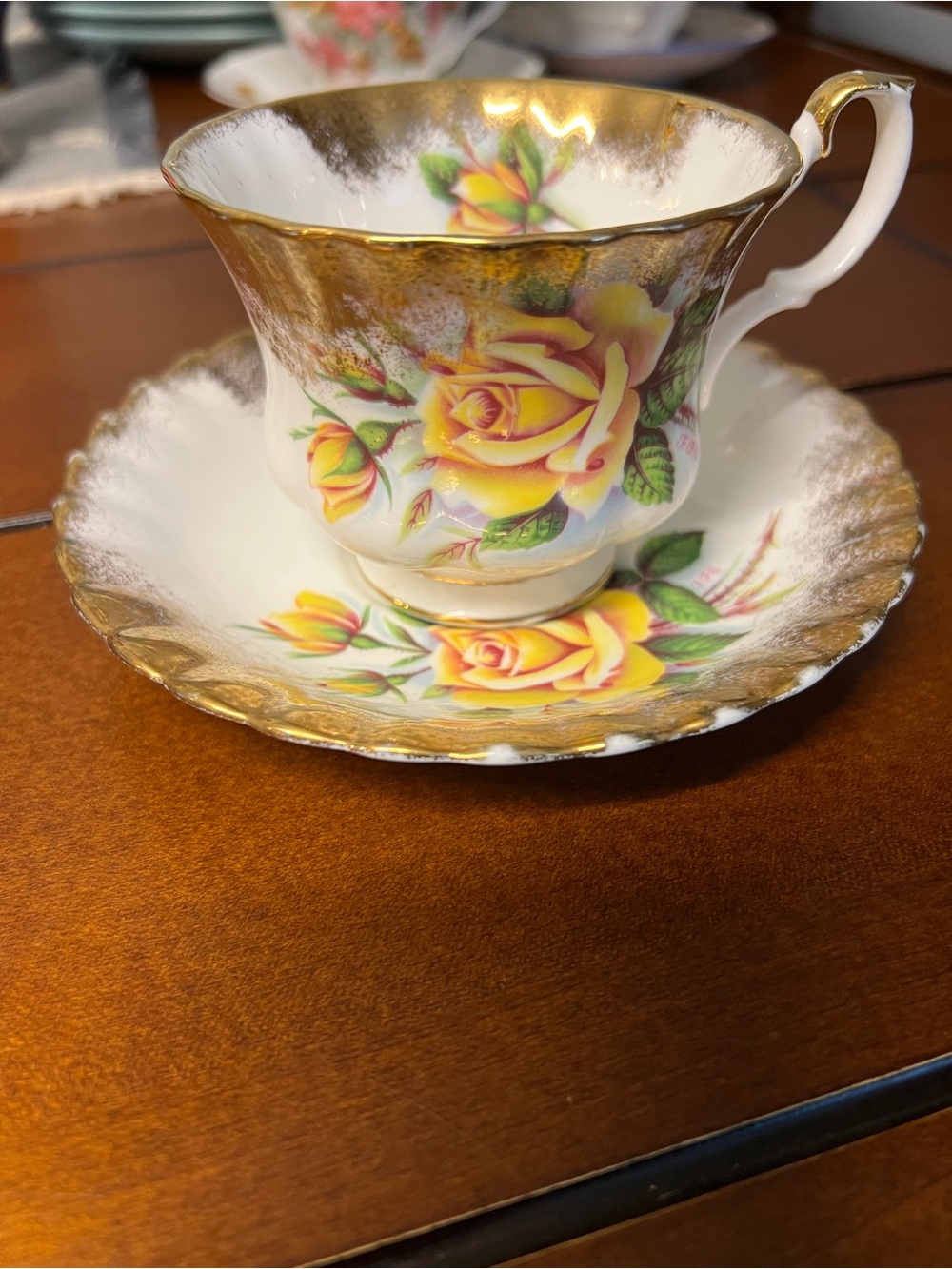 vintage Royal Albert bone china tea cup and saucer set